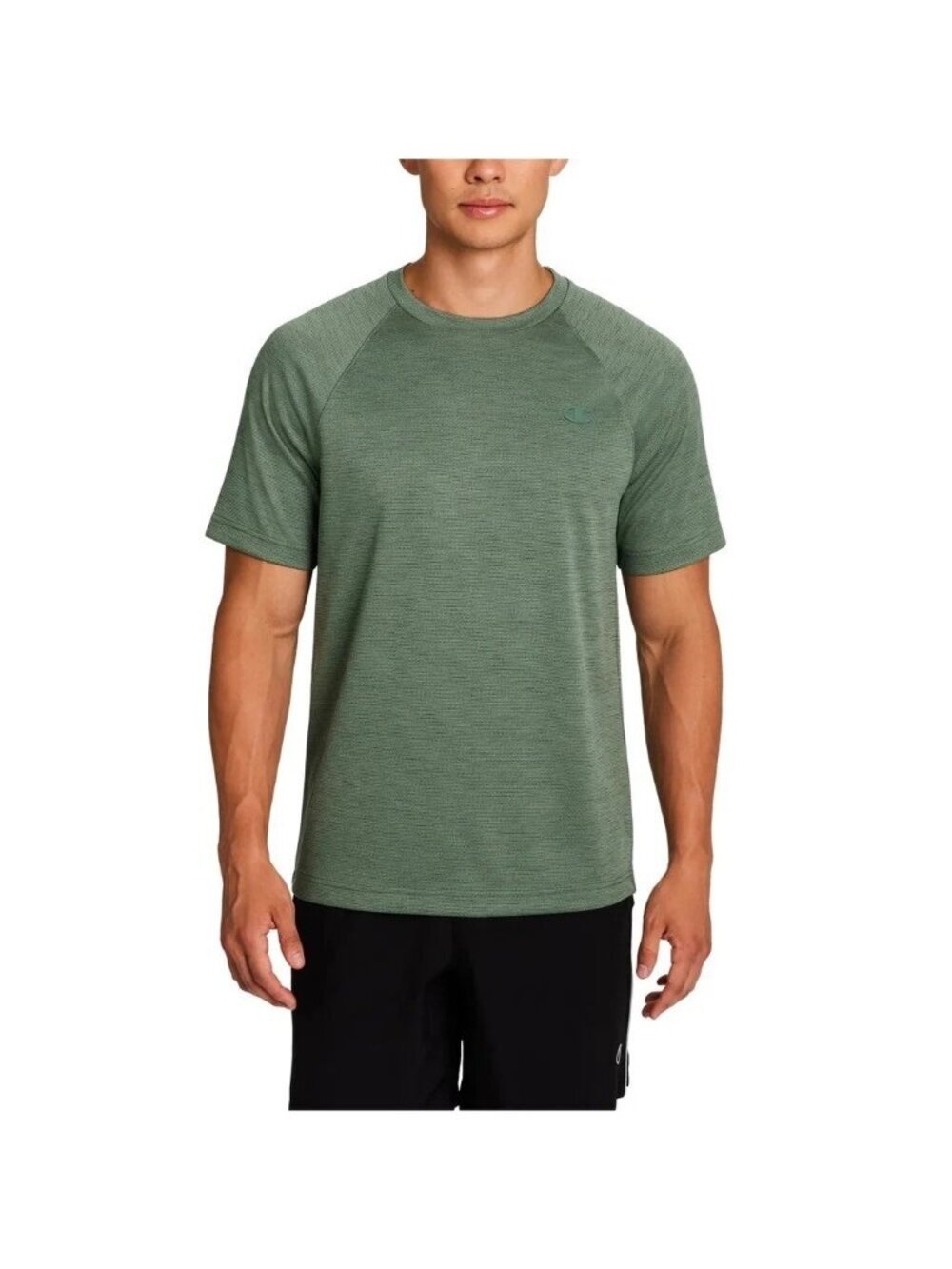 NWT Mondetta Men's L Green Performance T-Shirt Stretched